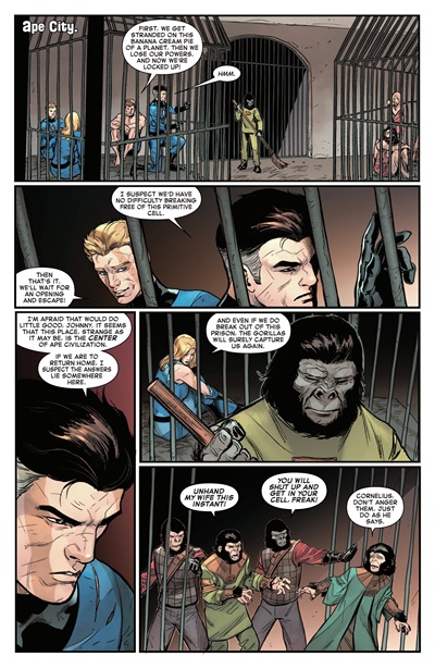 Page #4 from Planet of the Apes vs. Fantastic Four (2026 series) #2