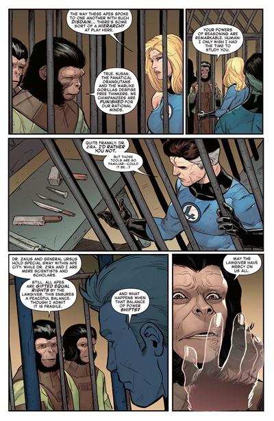 Page #6 from Planet of the Apes vs. Fantastic Four (2026 series) #2