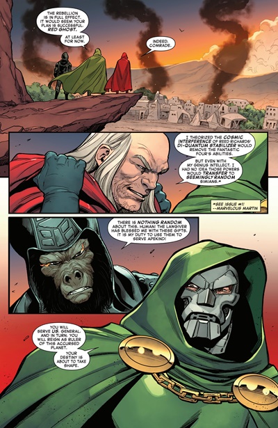 Page #1 from Planet of the Apes vs. Fantastic Four (2026 series) #3