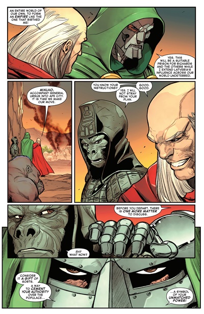 Page #2 from Planet of the Apes vs. Fantastic Four (2026 series) #3
