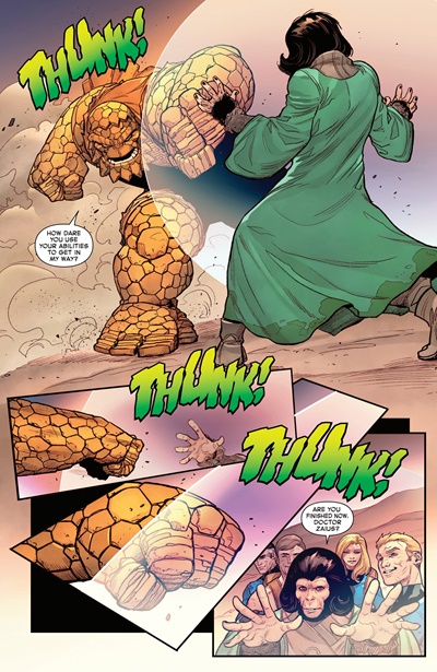 Page #5 from Planet of the Apes vs. Fantastic Four (2026 series) #3