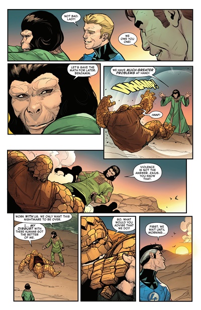 Page #6 from Planet of the Apes vs. Fantastic Four (2026 series) #3