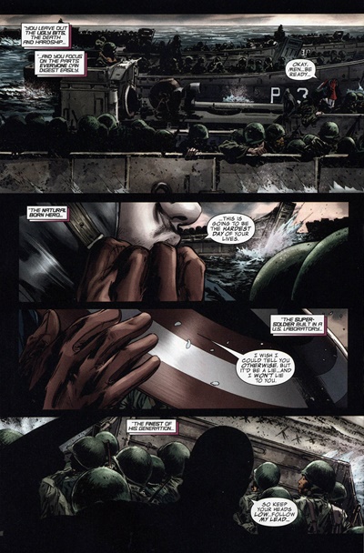 Page #1 from Captain America: Reborn (2009 series) #1