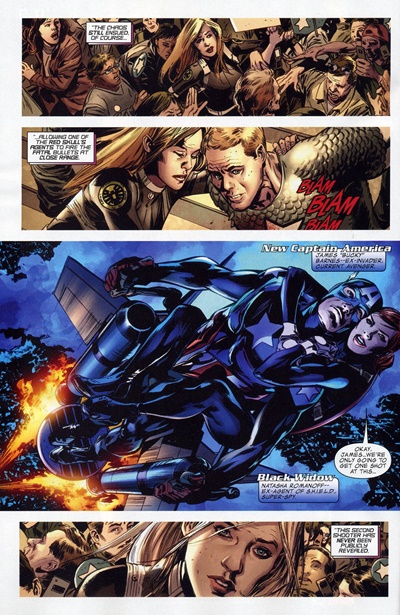 Page #4 from Captain America: Reborn (2009 series) #1