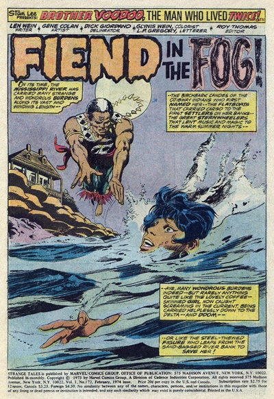 Page #1 from Strange Tales (1973 series) #172