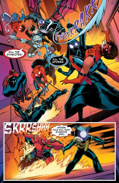 Page #4 from Spider-Verse Vs. Venomverse (2025 series) #5