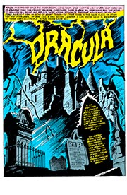 Page #1 from Tomb of Dracula (1972 series) #1