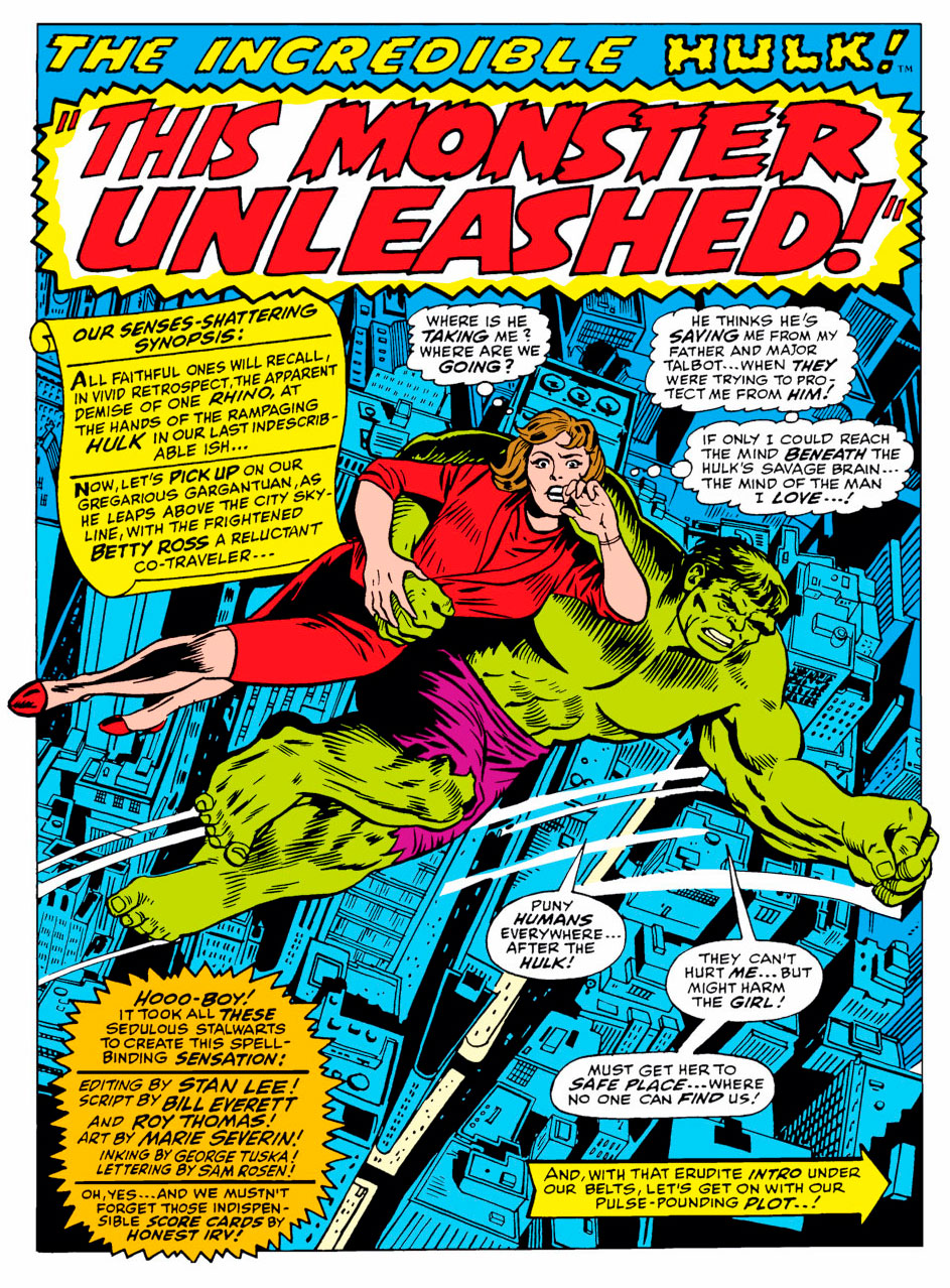 Incredible Hulk #105 Review (Jul 1968) | This Monster Unleashed