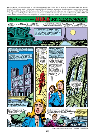 Page #1 from Incredible Hulk Versus Quasimodo, The (1983 series) #1