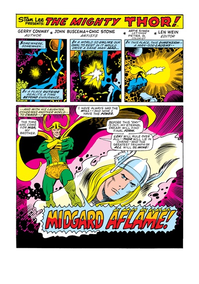 Page #1 from Thor (1966 series) #233