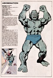 Page #2from Official Handbook of the Marvel Universe, The (1983 series) #1