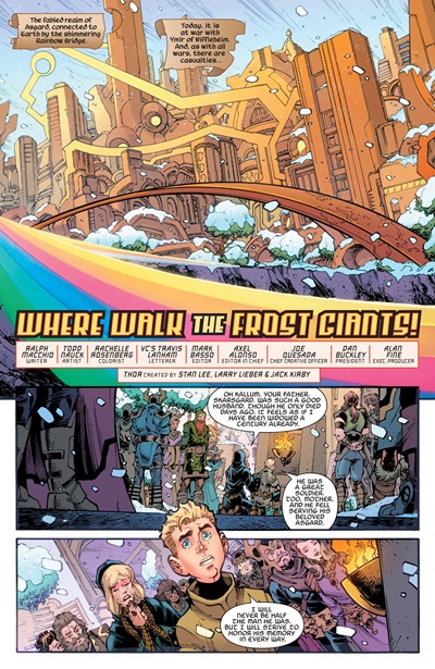 Page #1 from Thor: Where Walk the Frost Giants (2017 series) #1