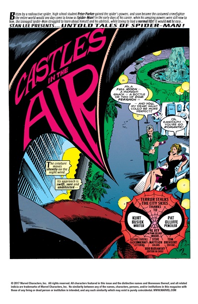 Page #1 from Untold Tales of Spider-Man (1995 series) #2