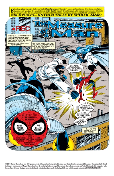 Page #1 from Untold Tales of Spider-Man (1995 series) #4