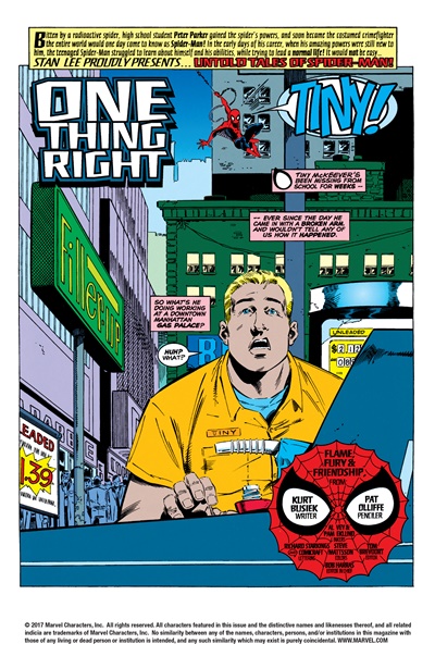 Page #1 from Untold Tales of Spider-Man (1995 series) #14