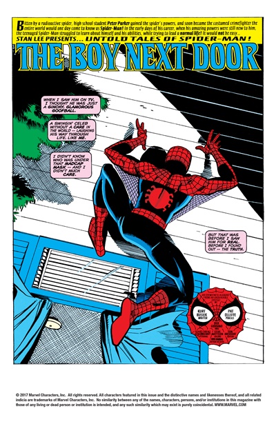 Page #1 from Untold Tales of Spider-Man (1995 series) #16