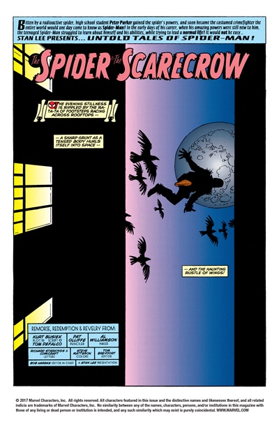 Page #1 from Untold Tales of Spider-Man (1995 series) #22