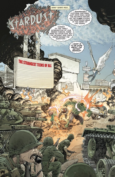 Page #1 from X-Men / Spider-Man (2009 series) #1